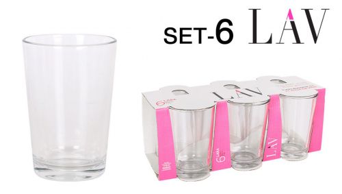 > Conjunto 6 Copos De Agua 205 Lara