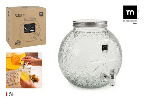 Jarro Dispensador 5l Mediterranea