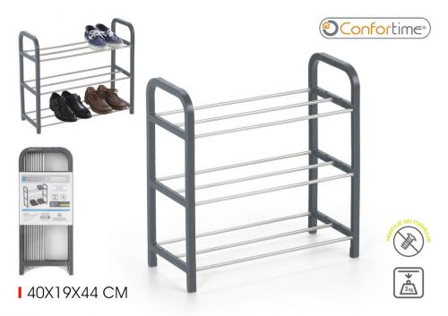 Sapateira Metal 3 Pisos Confortime — referência BY05014073304