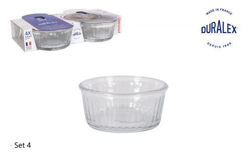 Set De 4 Ramequins Transp. Ovenchef 13cl — vista 1