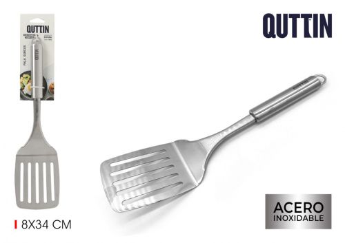 72 Espatula Cozinha Inox 34cm Quttin