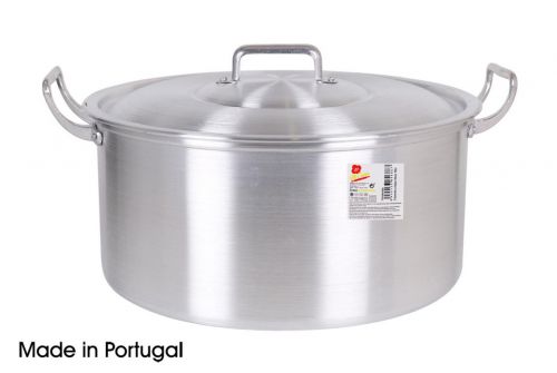 Panela De Alumínio W / Alças De 34 Cent- 15lt