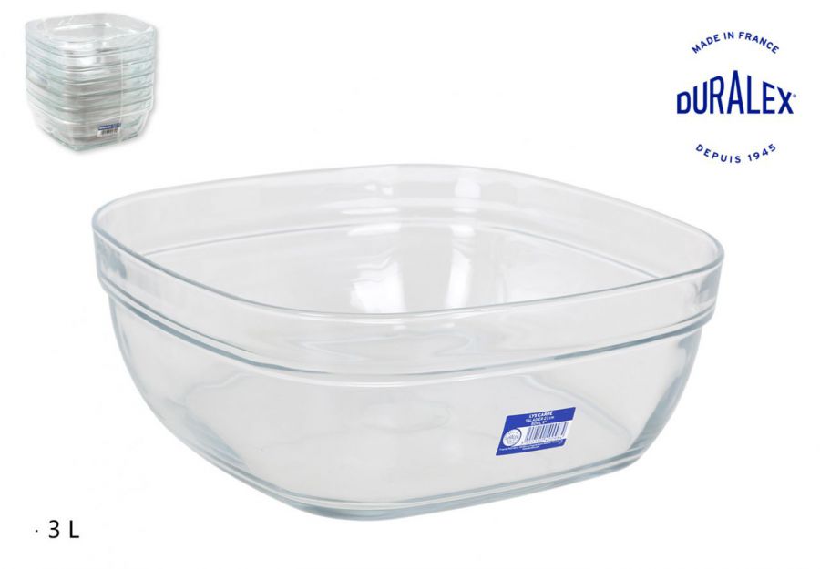 Saladbowl Stackab 9 Lys Tranp.squ23x23x — referência T46-2036AF