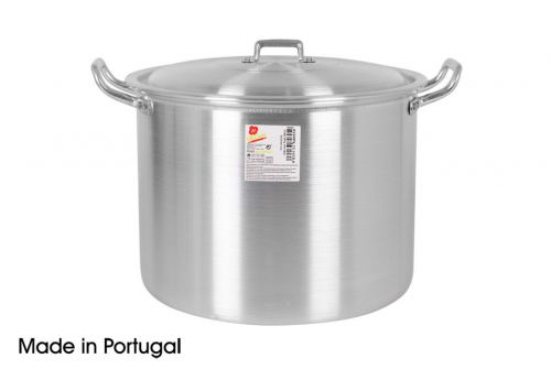 Panela De Alumínio Com 28 Cent-Metros Ta 12lt