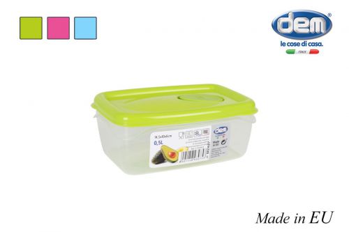 Hermética 0.5l Rect Recipiente De Microo — referência C754H01