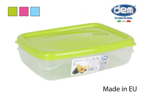 Hermética 3l Rect Recipiente De Microond — referência C754H04