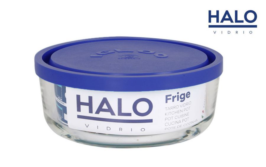 Jarro Hermetico Com Tampa Turquesa 15cm Frige — referência FM-13242025