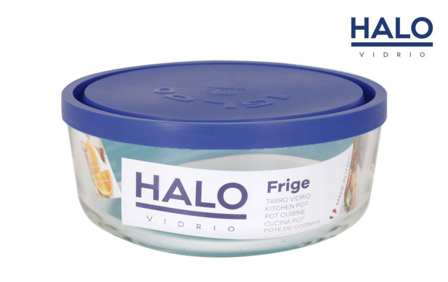 Jarro Hermetico Com Tampa Turquesa 18cm Frige — referência FM-13242525