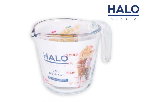 R26 Jarra Medidora De Vidro De 500 Cc Halo — vista 1