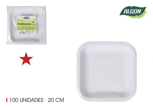Set100 Placa Quadrada De Cart+o 20cm Al — referência BA01054075042