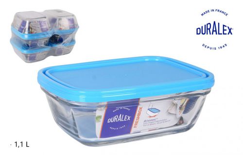 Lancheira Ret. 1.1l Tampa Azul Freshbox