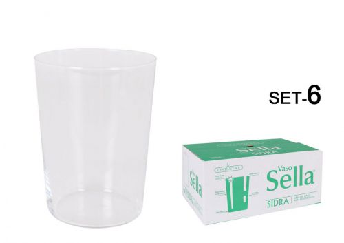 Ek Conjunto 6 Copos De Cidra Sella 500ml Dkrist