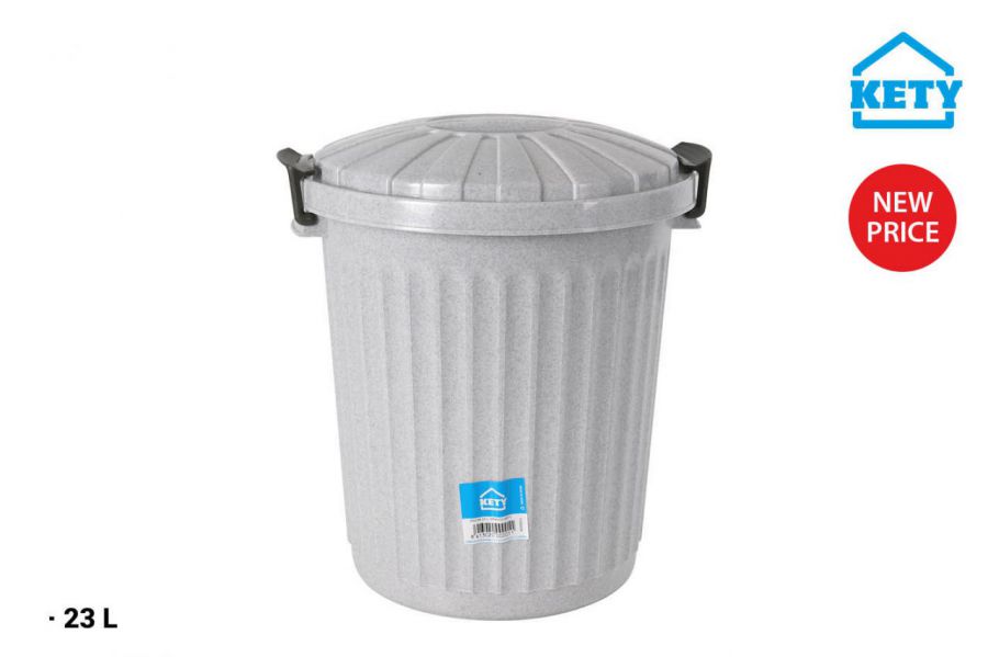 Cubo Basura Con Tapa 23l Kety