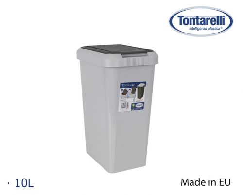 Lixeira Com Abertura Dupla De 10 Litros Touchlif