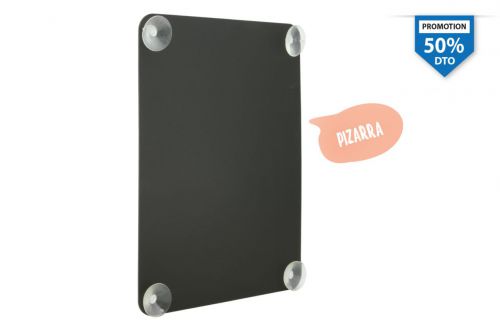 50 36pizarra 4 Ventosas Cristal 35.6x27.1