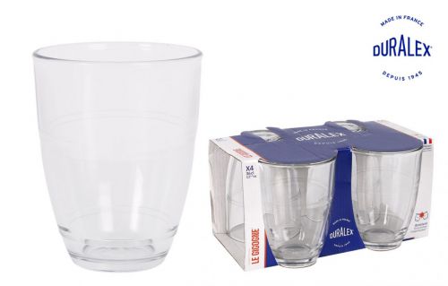 Set 4 Vasos Transparente 360cc Gigogne