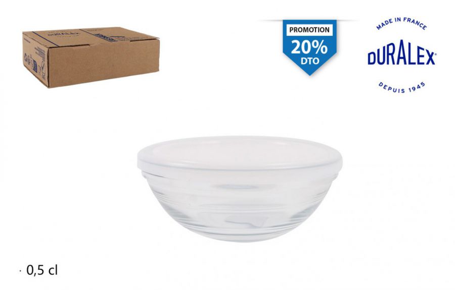 20 Bol Transparente 14cm C/Tapa Freshbox