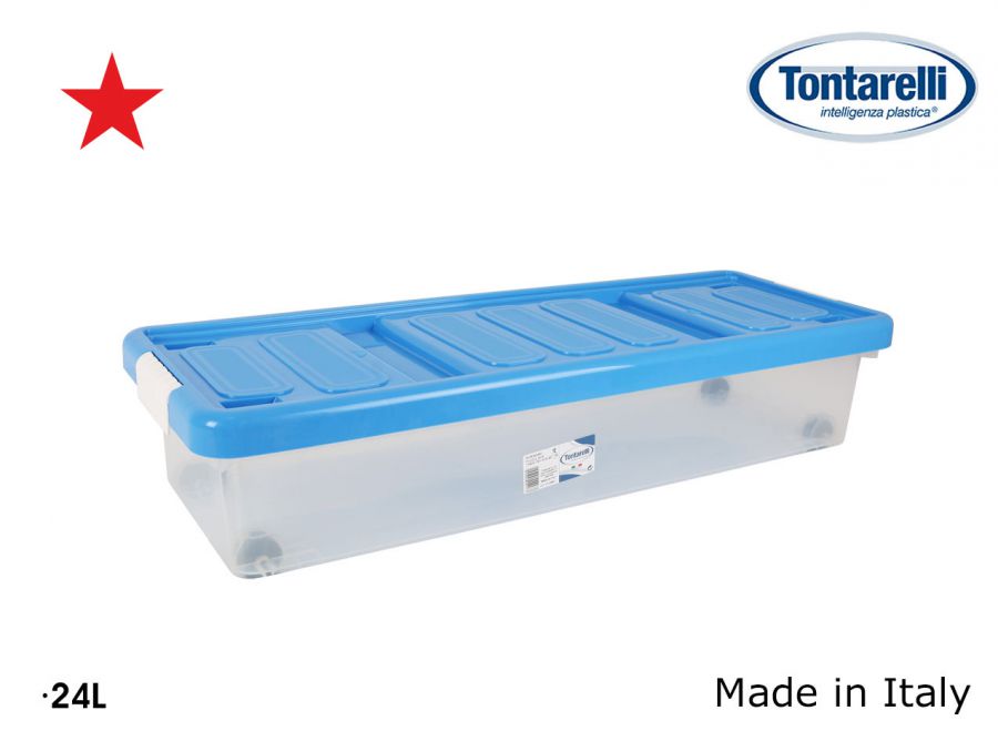Y Caja Almacenaje Baja C/Ruedas 24 L Trans
