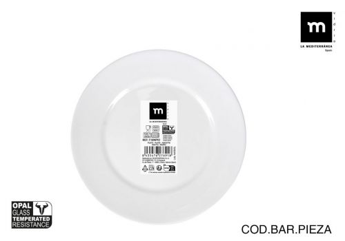 Prato De Sobremesa 19cm Opal Temara Md