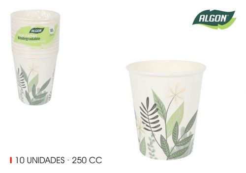 Cartone Bianco Bicchiere 250cc Algon