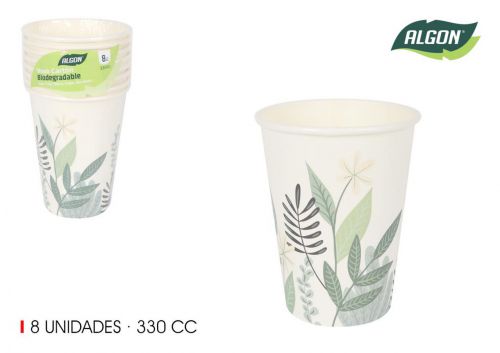 Cartone Bianco Bicchiere 330cc Algon