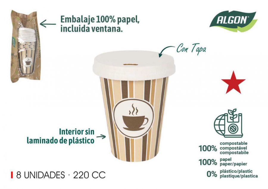 Copo De Cafe De Papelao Algon