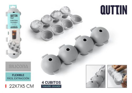 Balde De Gelo De Silicone Flexível Quttin