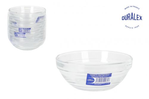 Tigela 125cc9x3.65cm Empilhavel Transp. Red