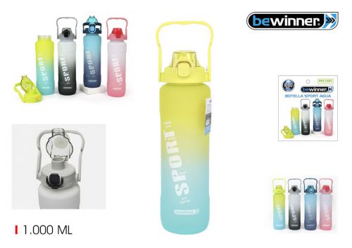 Garrafa De Agua Desportiva Multicolorida Bewinner