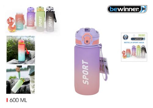 Garrafa De Agua Desportiva Multicolorida Bewinner