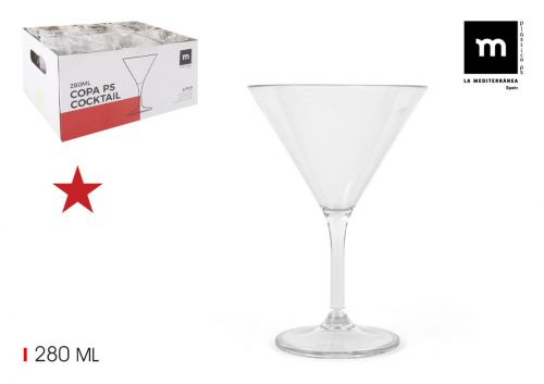 Copo De Coquetel 280ml La Mediterranea