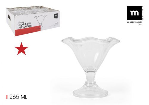 Copo De Sorvete 265ml Ps La Mediterranea