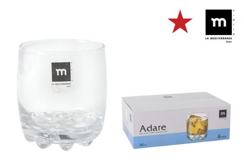 Y Set 6 Vasos 300cc Adare