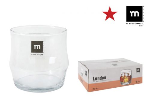 Y Set 6 Vasos 365cc Landon