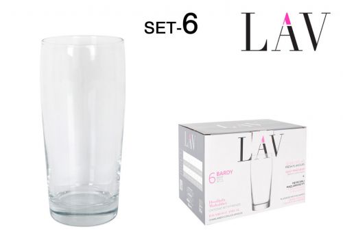 Bar50f Set 6 Vasos Cerveza 575cc