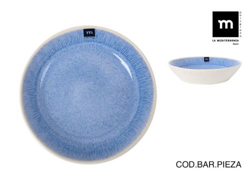 Sopa De Placa 22x47cm Calobra Azul