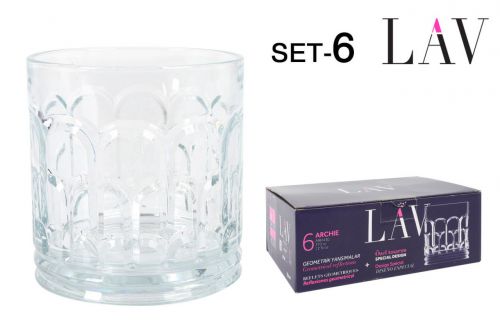 Arh430f Set 6 Vasos 370cc Archie