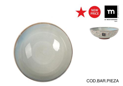 Y Plato 19.5cm Gris Almudena Md