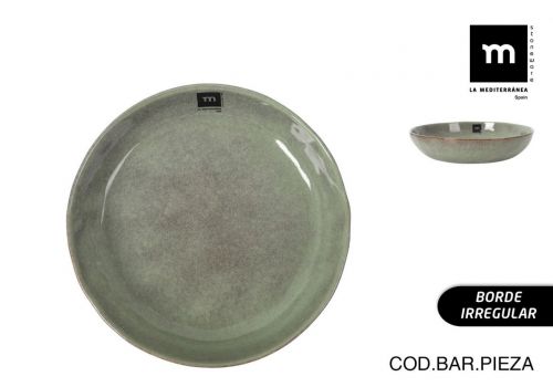 Hondo Dish 21x4cm Macarella Green Md