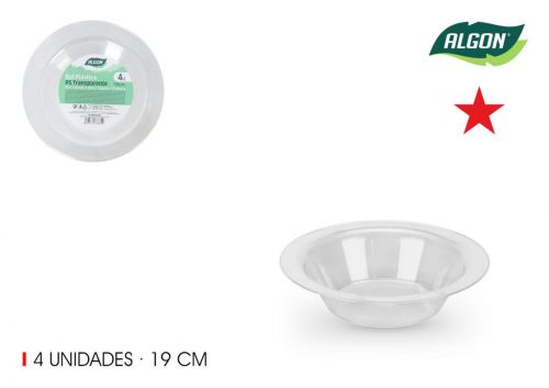 Taça De Plastico Transparente Algon