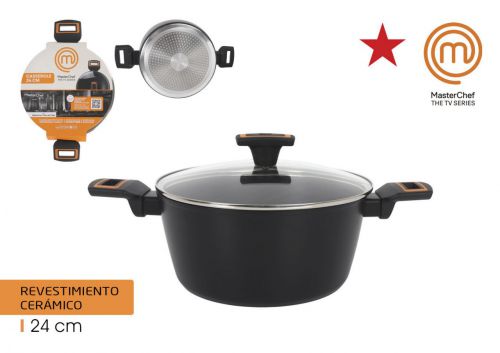 Y Cacerolas C/T Vidrio 24cm Al.forj 2.5mm 2c Mc