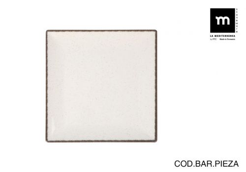 Prato De Sobremesa 18x18 Cm Anllo Elite Gloss