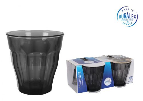 Set 4 Copos 25cl Cinzento Picardie