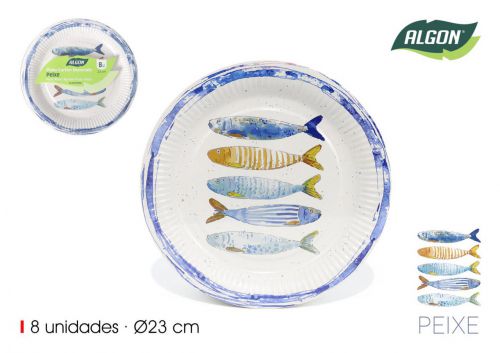 Piatto Rotonda Del Cartone 23 Cm Algon