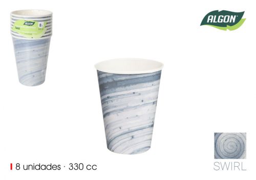 Cartone Bianco Bicchiere 330cc Algon