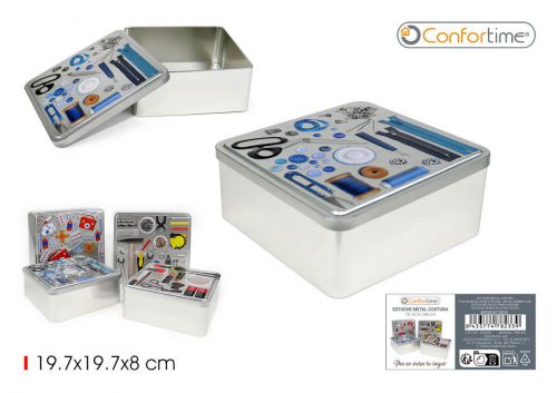 Estojo De Costura Em Metal Confortime