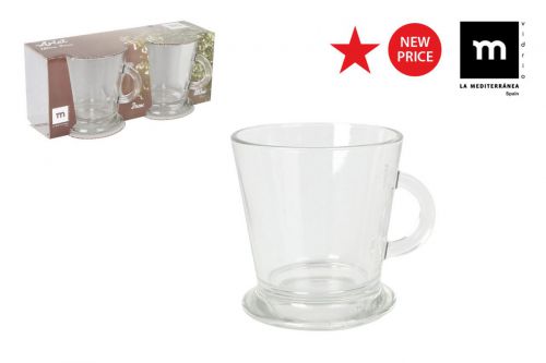 Y Pr Set 2 Tazas Con Pie 180cc Arlet