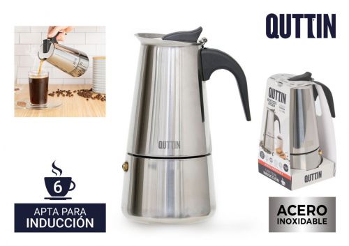 24 Cafeteira 6 Tacas Inducao Quttin