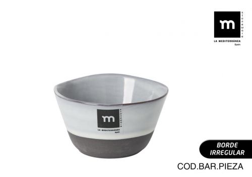 Bol 200ml 10x5.1cm Black Clay Md
