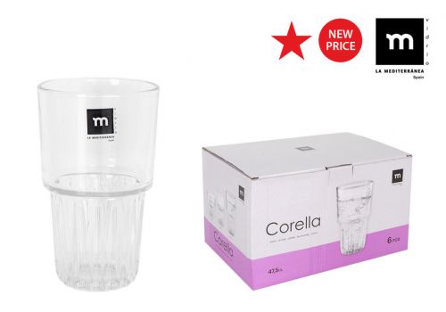 Y Set 6 Vasos 475ml Corella Md
